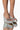 Front View Azalea Wang Living On The Edge Wedge Sandal In Silver