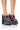 Front View Azalea Wang Logan Embellished Chunky Sandal In Multi