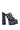 Side View Azalea Wang Logan Embellished Chunky Sandal In Multi