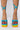 Back View Azalea Wang Loud And Proud Chunky Sandal In Rainbow