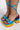 Full View Azalea Wang Loud And Proud Chunky Sandal In Rainbow