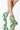 Front View Azalea Wang Love At First Sight Stiletto Sandal In Green