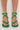 Back View Azalea Wang Love At First Sight Stiletto Sandal In Green