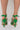 Detail View Azalea Wang Love At First Sight Stiletto Sandal In Green