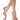 Front View Azalea Wang Love The Chase Stiletto Sandal In Nude