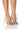 Front View Azalea Wang Love You So Embellished Feather Trim Pvc Pump In Nude