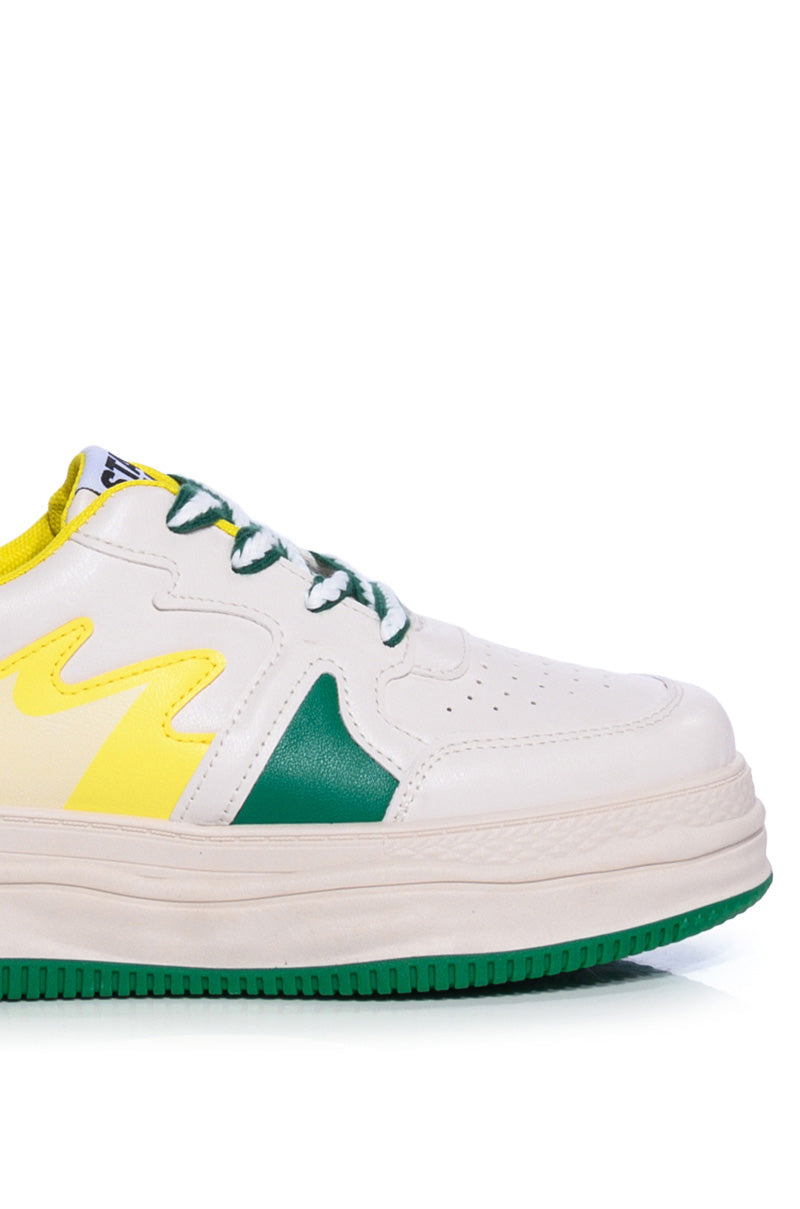 Full View Azalea Wang Lunch Date Green Sneaker