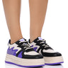 Front View Azalea Wang Lunch Date Purple Sneaker