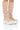 Front View Azalea Wang Lyrica Nude Pu Chunky Boot