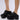 Front View Azalea Wang Macey Embellished Clog In Black