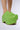 Front View Azalea Wang Macey Embellished Clog In Green