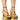 Front View Azalea Wang Madge Platform Chunky Sandal In Gold