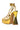 Detail View Azalea Wang Madge Platform Chunky Sandal In Gold