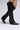 Front View Azalea Wang Maitia Black Embellished Western Boot