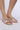 Front View Azalea Wang Mariano Rose Gold Satin Butterfly Slip On Flat Sandal