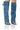 Front View Azalea Wang Marietta Fold Over Boot In Tie Dye Denim