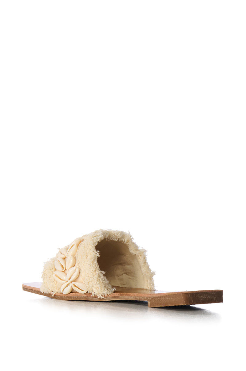Full View Azalea Wang Marisa Sea Shell Detail Sandal