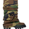 Side View Azalea Wang Mate Camo Boot