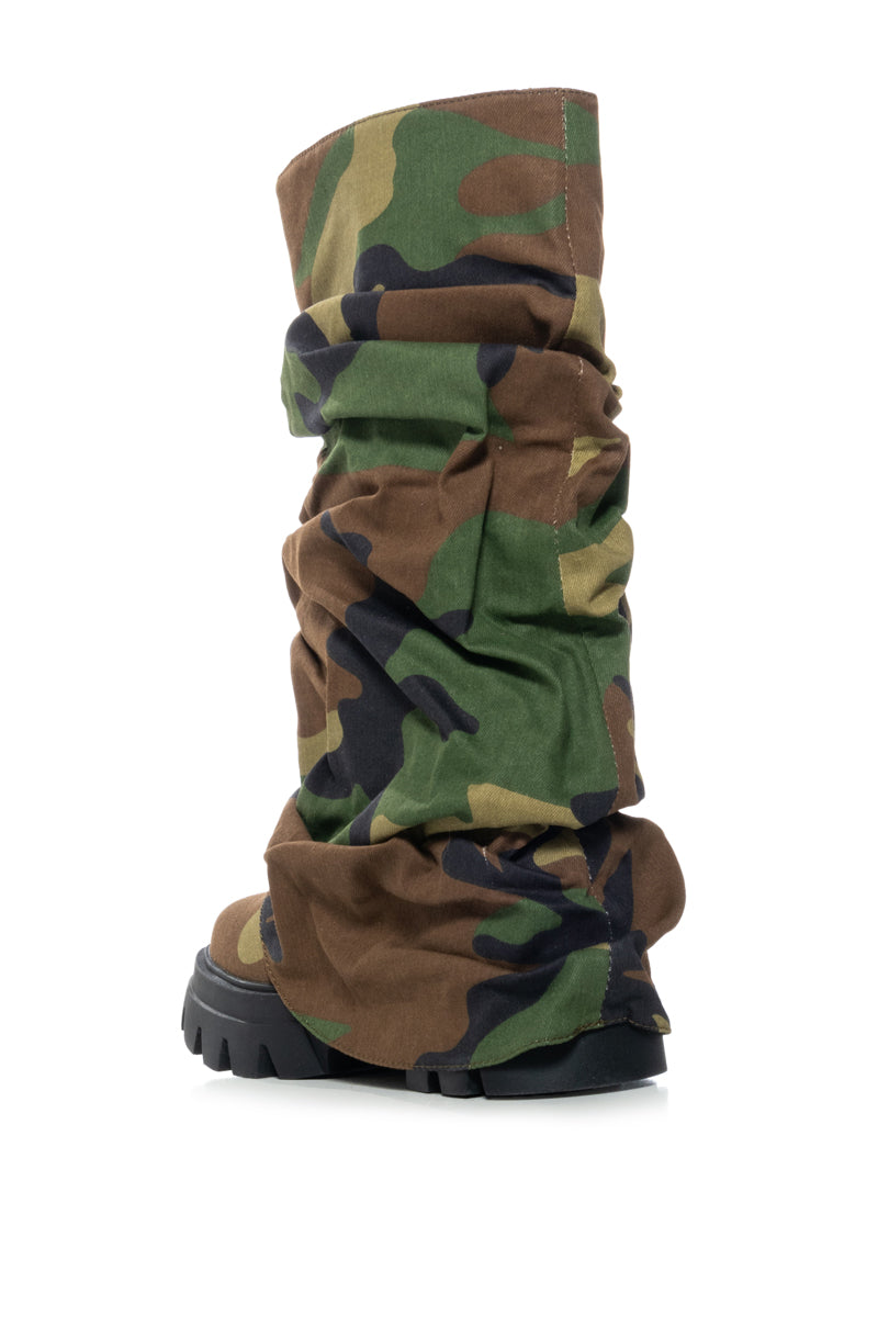 Detail View Azalea Wang Mate Camo Boot
