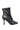 Side View Azalea Wang Matera Black Silver Bulb Embellished Bootie