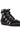 Full View Azalea Wang Matson Black Lace Up Buckle Flat