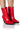 Side View Azalea Wang Matty 2 In 1 Boot In Red