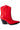 Back View Azalea Wang Matty 2 In 1 Boot In Red