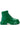 Side View Azalea Wang Mercedes Puffer Flatform Boot In Green