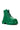 Back View Azalea Wang Mercedes Puffer Flatform Boot In Green