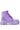 Side View Azalea Wang Mercedes Puffer Flatform Boot In Purple