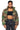 Front View Azalea Wang Midtown Puffer In Green Camo