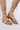 AZALEA WANG MIMOSE ROSE GOLD SPARKLE LACE UP SANDAL