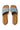 Side View Azalea Wang Miria Denim And Diamond Slip On Sandal