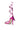 Detail View Azalea Wang Missy Stiletto Metallic Sandal In Fuchsia