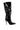 Side View Azalea Wang Mitica Black Patent Slouch Boot