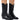 Front View Azalea Wang Moco Black Western Boot