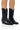 Front View Azalea Wang Moco Black Western Boot