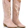 Front View Azalea Wang Moco Nude Western Boot