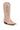 Back View Azalea Wang Moco Nude Western Boot