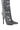 Full View Azalea Wang Moloki Silver Shiny Leopard Print Boot