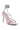 Detail View Azalea Wang Moolah Strappy Rhinestone Stiletto Sandal In Pink