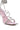 Extra View Azalea Wang Moolah Strappy Rhinestone Stiletto Sandal In Pink