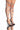 Side View Azalea Wang Moonlight Lace Up Thigh High Bling Sandal In Black