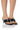 Front View Azalea Wang Morena Basic Flip Flop Sandal In Black