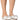 Front View Azalea Wang Morrigan White Embellished Bow Detail Flat