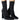 Front View Azalea Wang Moscato Neoprene Bootie In Black