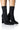 Front View Azalea Wang Moscato Neoprene Bootie In Black