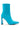 Side View Azalea Wang Moscato Neoprene Bootie In Blue