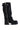 Side View Azalea Wang Mosella Black Fold Over Flatform Boot