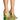 Front View Azalea Wang Moving On Chunky Sandal In Green